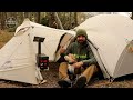 Hot Tent Camping In The Forest