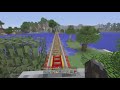 My Longest Minecart Rail System in Minecraft Survival Ever (Over 20 Minutes Long)