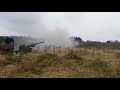 Belgian Artillery platoon demonstrates a Fire For Effect.