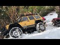 Traxxas TRX-4 vs Axial SCX10 II Cherokee Rock Crawling_#1