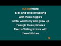 Stressed Out Kodak Black Karaoke Lyrics