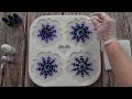 #1495 Gorgeous 3D Flower Resin Coasters