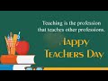 Teachers day wishes by Sarvesh 5th