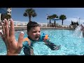 Kids Swimming With Baby Shark Toys in GIANT Swimming Pool! Caleb Pretend Play