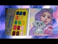 Paint with me using Li'l Hands Watercolor || Rica Villegas