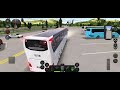 Setra otobüsü ile yollardayız!! otobüsün lastiği patladı yolda kaldık Bus simulator ultimate