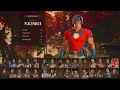 My entire Peacemaker collection in Mortal Kombat 1 (All Helmets, skins, and Pallets)