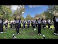 2021 Ohio University Marching 110 Drumline Warm Up 10/09/21