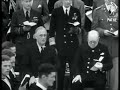 Rare Footage Of Meeting Between Churchill & Roosevelt in 1940.