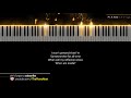 Christina Aguilera - Reflection (from Mulan) - Piano Karaoke Instrumental Cover with Lyrics