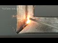 thin galvanized square metal pipe welding technique | welding tips and tricks