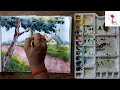 প্রথমবার জল রঙ করছেন? তালে A-Z পুরো দেখুন ||  Landscape Watercolor painting for beginners 2023 ||