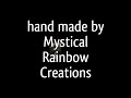 Mystical Rainbow Creations: Hand Crafted Tree Pendant