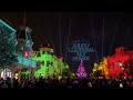 Disneyland Paris: lichteffecten in Main Street tijdens droneshow Disney Electrical Sky Parade