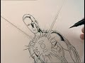 Unintentional ASMR ✍️ Superheroes Drawn by the Masters (sketching, skribbling pencil sounds)