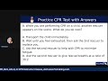 CPR & AED Practice Written Test & Answers - American Heart Association