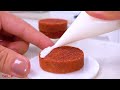 Rainbow Ice Cream 🌈🍭 Coolest Miniature Rainbow Ice Cream Making From Fruit Jam 🍓🥝🍉🍐🍍 Tiny Cakes