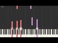 Peder B. Helland - You & Me [Relaxing Piano Tutorial with Synthesia]