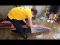 990 Lbs Monster / Amazing skills！Giant bluefin tuna cutting Master/巨大黑鮪魚切割大師