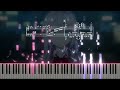 (Full) Roshidere OP『1-Ban Kagayaku Hoshi / 1番輝く星』Alya (CV: Sumire Uesaka) [piano]