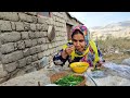 Lentil soup with spinach leaves that you have never tried!! | Mix Daily routine village life in Iran