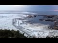 東日本大地震　飯岡漁港を襲う津波　2011年3月11日 Japan hits tsunami 3.11