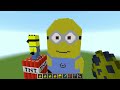 DESPICABLE ME 4 MINIONS TNT EXPERIMENT in Minecraft