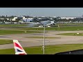 Majestic AIRBUS A380 SUPERs Take Off and Land at London’s Heathrow Airport in 4K