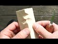 Wood Carving Eyes For Beginners-A Guide to Whittling Eyes--Knife Only