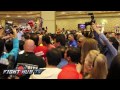 Pacquiao vs. Bradley 2- Pacquiao crazy Las vegas grand arrival video