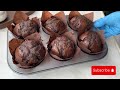 SOFT AND MOIST JUMBO CHOCOLATE MUFFINS RECIPE.