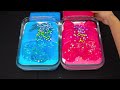 🌈 RAINBOW Slime 🌈 I Mixing random into Glossy Slime I Relax with videos 🌠