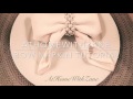 🎀Bow Napkin Tutorial- How to Fold a Napkin Into a Beautiful Bow