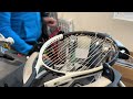 How to re-string a Head Speed MP tennis racquet (not S)