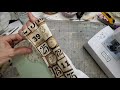 How To Make a Junk Journal with Full Size Pages! No Folding! Sew & No-Sew Way Tutorial Paper Outpost